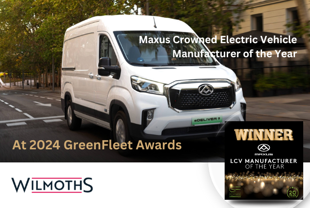 Maxus Crowned Electric Vehicle Manufacturer of the Year at 2024 GreenFleet Awards